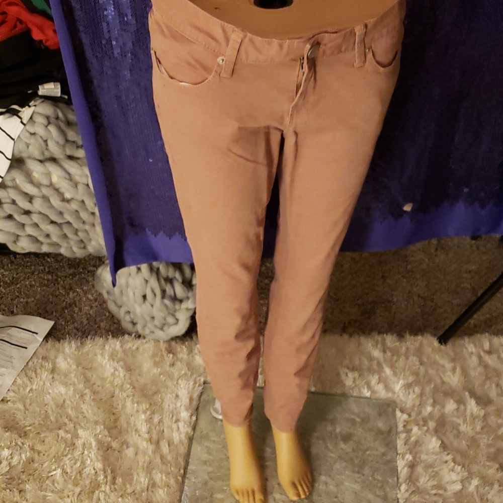 Skinny jeans color (withered rose)